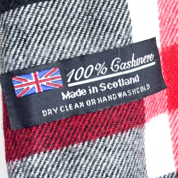 Scottish Cashmere Scarf Made In Scotland Classic Trendy Winter Gear - Picture 2 of 8